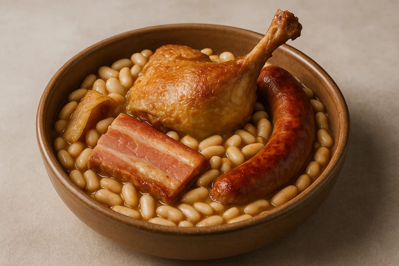 Cassoulet toulousain traditionnel